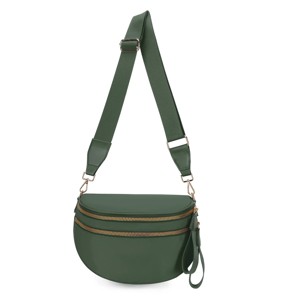 Women Checkered Bum Bag Casual Fanny Pack Large Capacity Crossbody Adjustable Strap Simple Shoulder Mommy Bag Daily Travel Tote