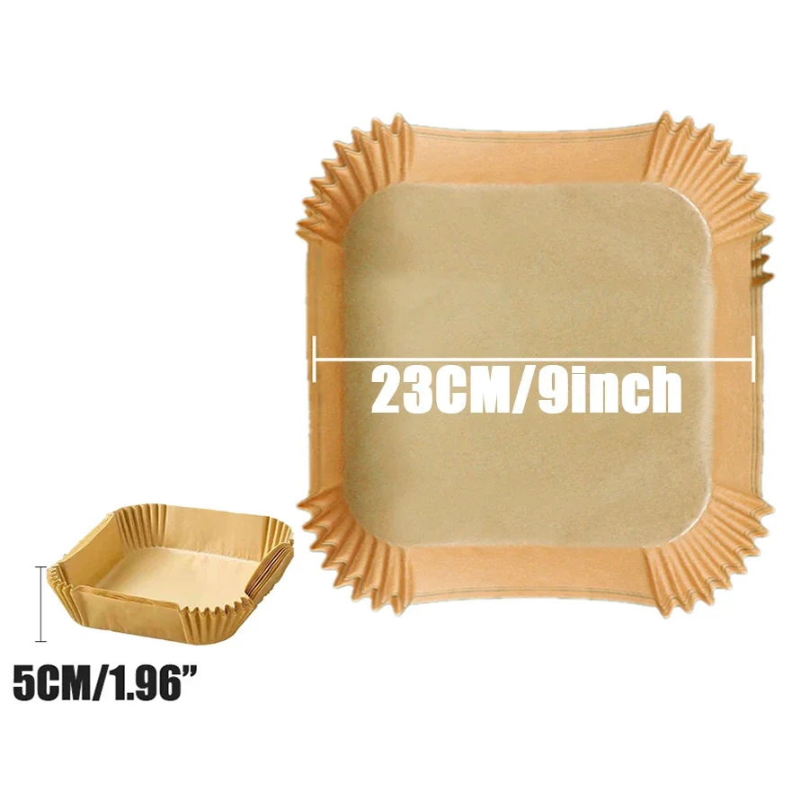 Airfryer Cooking Paper Aerogrill Parchment Paper Baking Tool Airfryer Accessories Air Fryer Paper Oven Liner Disposable Dishes