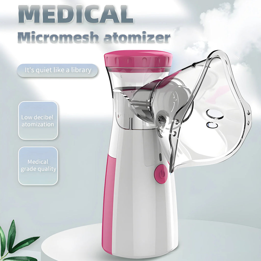 Outdoor Portable Atomizer Kids Adult Saving Emergency Device Nebulizer Silent Mesh Mini First Aid Kit Handheld Asthma Inhaler