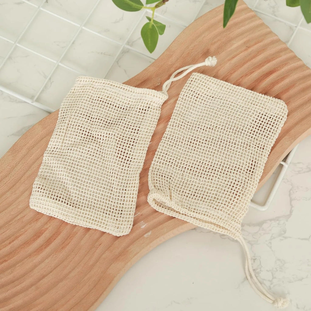Handmade Eco-Friendly Natural Soap Saver Bag Mesh Soap Pouch - Body Cleansing And Skincare Accessory