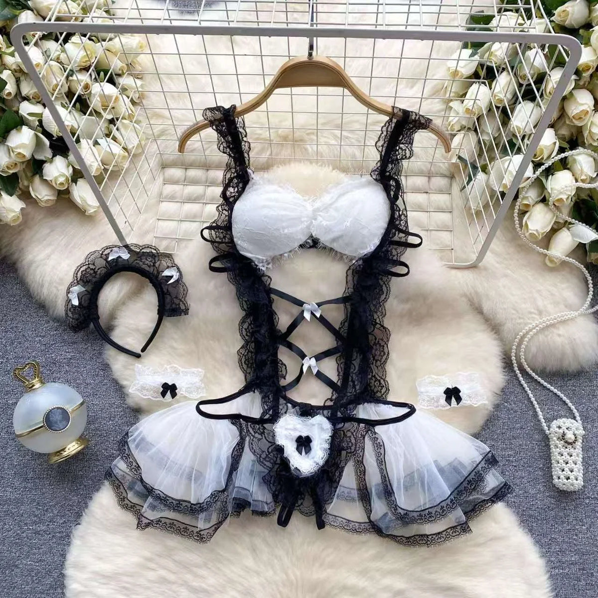 Woman Fashion Comfortable Jumpsuit Women Uniform Sexy Party Hotsweet Outfit Women Cool style Long Sleeve Jumpsuit Set Halloween