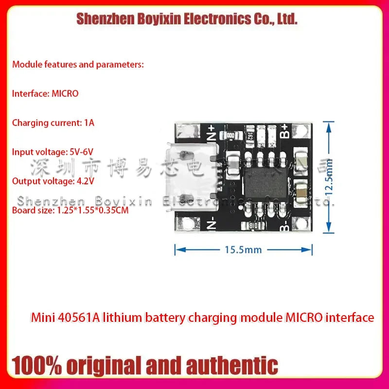 TP4056|18650 lithium battery 3.7v 3.6V 4.2V lithium battery charging board 1A overshoot and over-discharge protection   shell