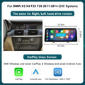 RoadTop 12.3'' Wireless CarPlay Multimedia Linux Touch Screen For BMW X3 F25 X4 F26 2011-2016 CIC NBT Android Auto Link