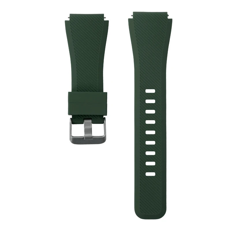 20MM 22MM Silicone Strap for Samsung Galaxy Watch 4 5 6 7 44mm 40mm 5 Pro Classic 42 46mm 43 47mm Band Active 2 Gear S3 Bracelet