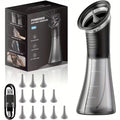 Rechargeable Ear Cleaner for Removing Earwax Integrated Dry and Dirty Storage Replaceable NozzleVisual Sewage Recovery Window