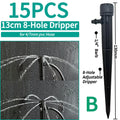 OASIS Greenhouse Watering Sprinkler Dripper Drip Irrigation Garden Adjustable Mist Emitters Stake Micro Spray Rotating Nozzle