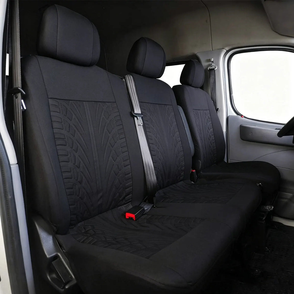 Universal Polyester Fabric Car Seat Covers for Transporter Van Truck - Protector Universal Fit Car Seat Covers