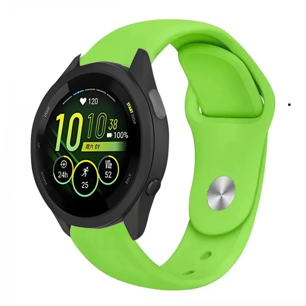 18/20/22mm Soft Silicone Strap For Gramin Forerunner 55 165 645 965 255/265 bracelet Accessories Wristband Garmin Venu 3S Correa