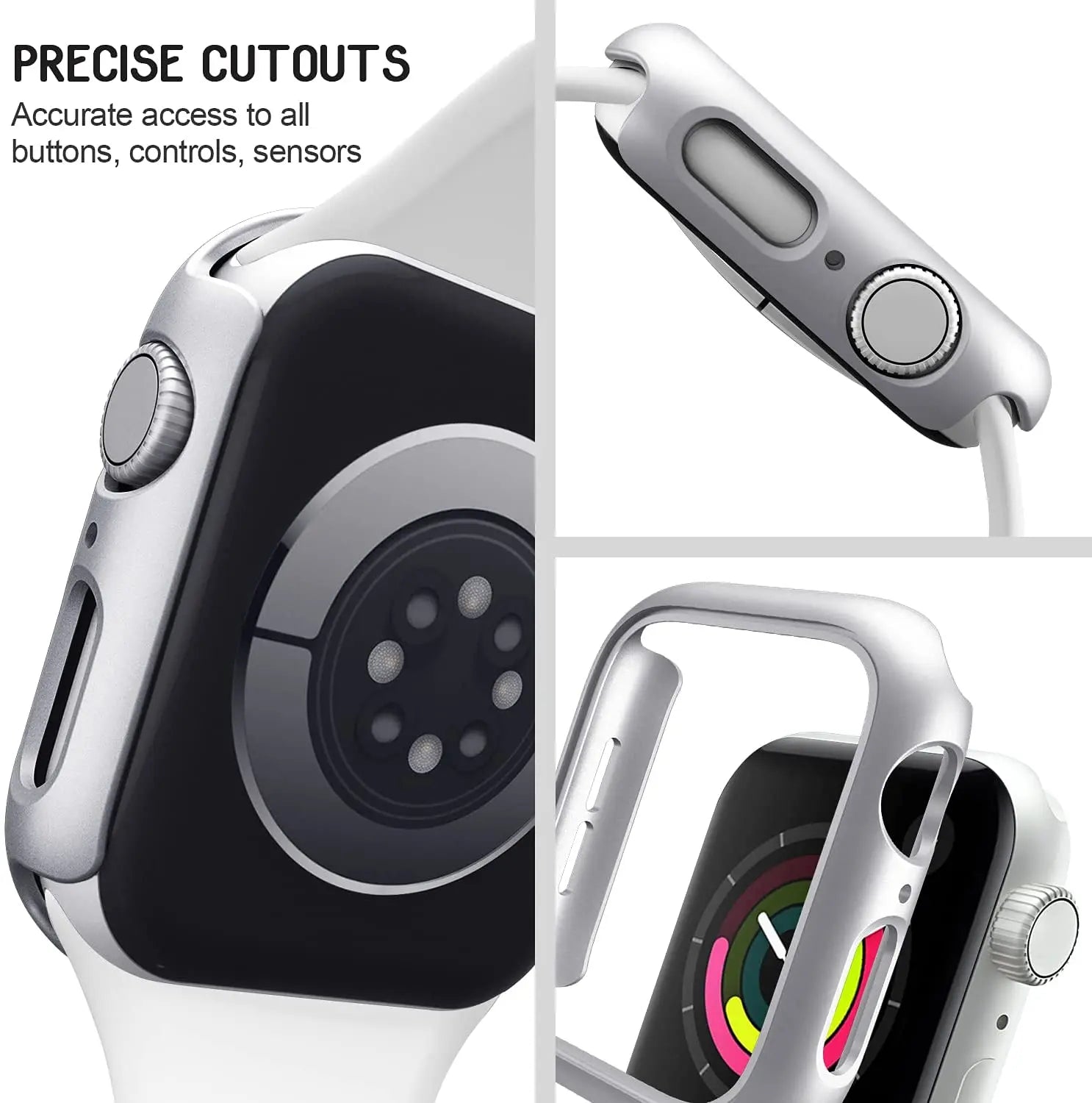 Cover for Apple Watch Case40/41/42/44/45/46mm Accessories light and thin PC Protector bumper iWatch Series11 10 8 7 SE 6 5 4 3 9