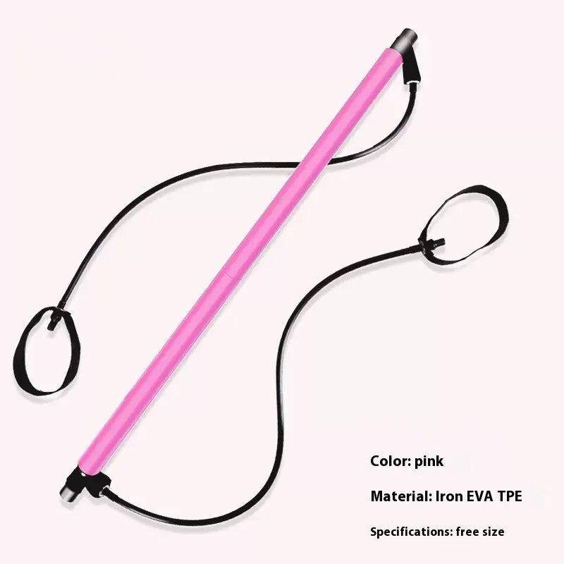 Pilates Stick Fitness Stick Puller Home Yoga Elastic Band Slimming Exercise Equipment Female Tension Rope Elastic Rope