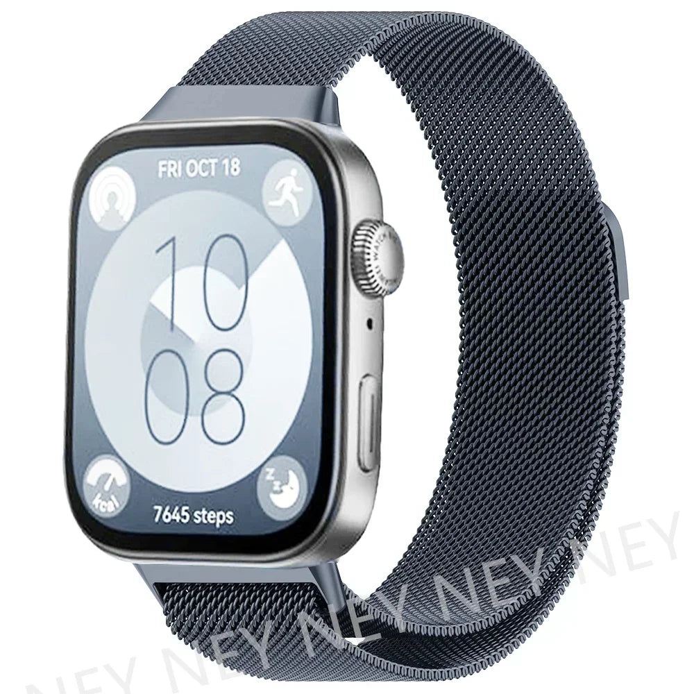 Milanese Loop Band For Huawei Watch FIT 4 pro-Fit 4 Strap Magnetic stainless steel correa for Huawei Fit 3 Fit4 bands Accessorie