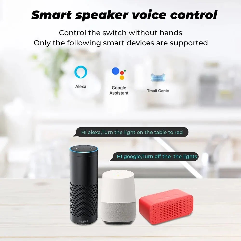WIFI Switch Smart Home Automation Relay Module Work With Tuya appAlexa Timing Switch Smartlife APP Wireless Remote Control Relay
