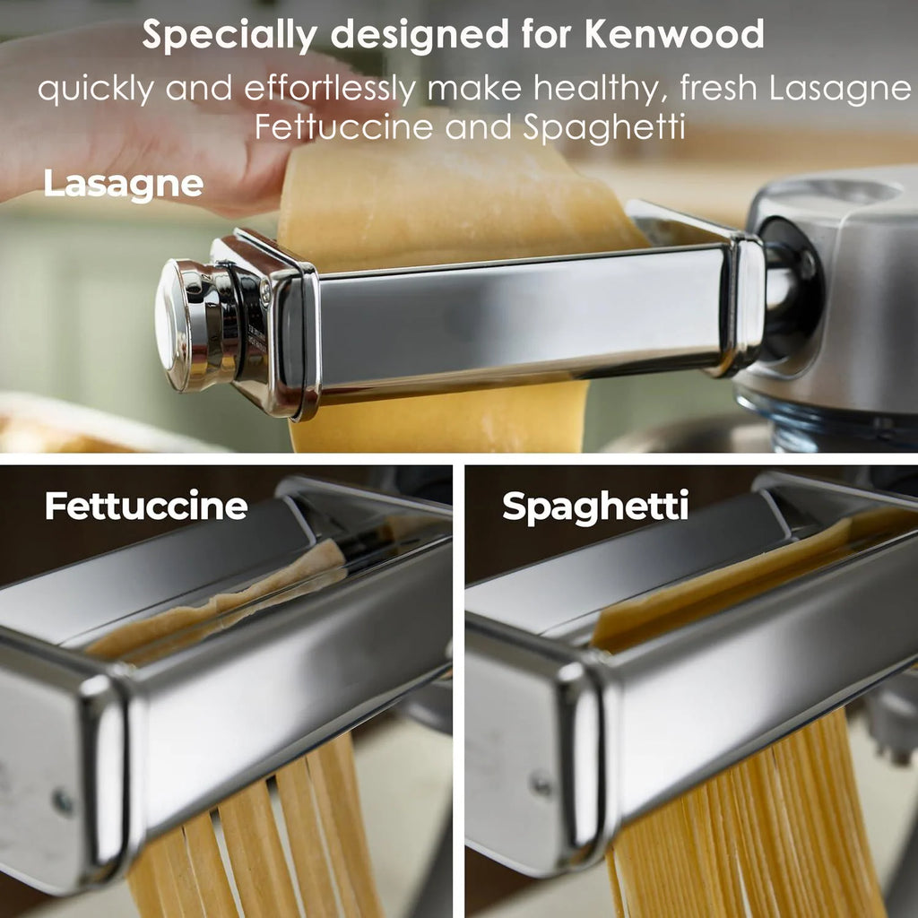 Noodle Attachment for Kenwood，lasagne Pasta Roller ,Fettuccine Cutter,Spaghetti Cutter,Adapter For Kenwood  Food Processor