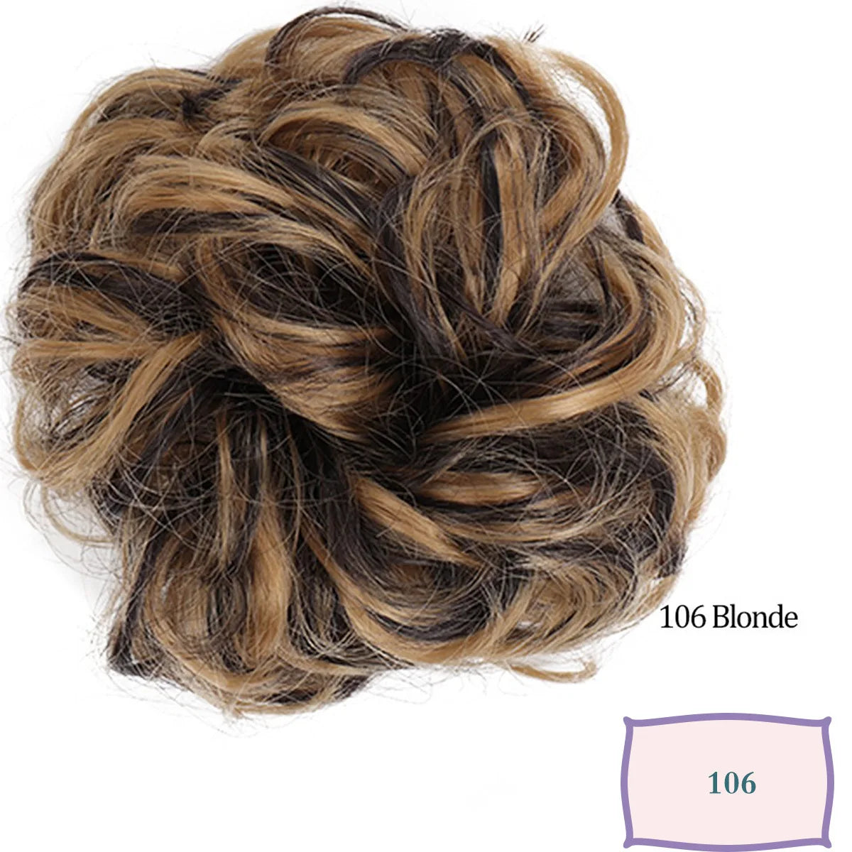 Synthetic Messy Hair Bun Chignon Scrunchies Fake Hair Band Braid Elastic Hairpiece Tail Chignon Donut Updo Hair Pieces for Women
