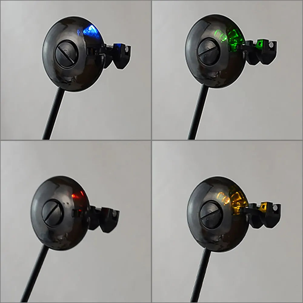Hirisi LED Carp Fishing Swingers Drop Off Indicator 4 Color In Zipped Case Carp Fishing Equipment B2022
