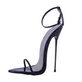 Wonderheel Summer Extreme Ultra Thin Heel 16cm Stiletto Heel Sexy Pointed Toe Ankle Straps Slim High Heels Sandals In Stock