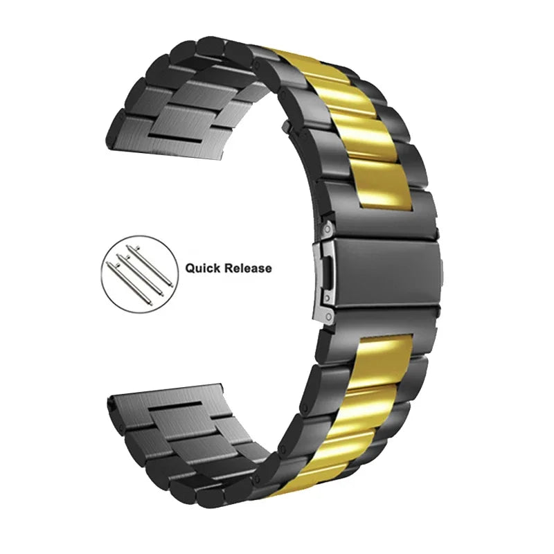 22mm Stainless Steel Strap for Xiaomi Redmi 3 Active Metal Replacement Bracelet for Redmi Watch 3 Active Watch Band Accessories