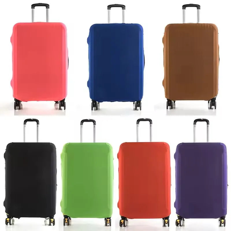 Luggage Protective Cover Solid Color Suitable for 18-28 Inch Suitcases