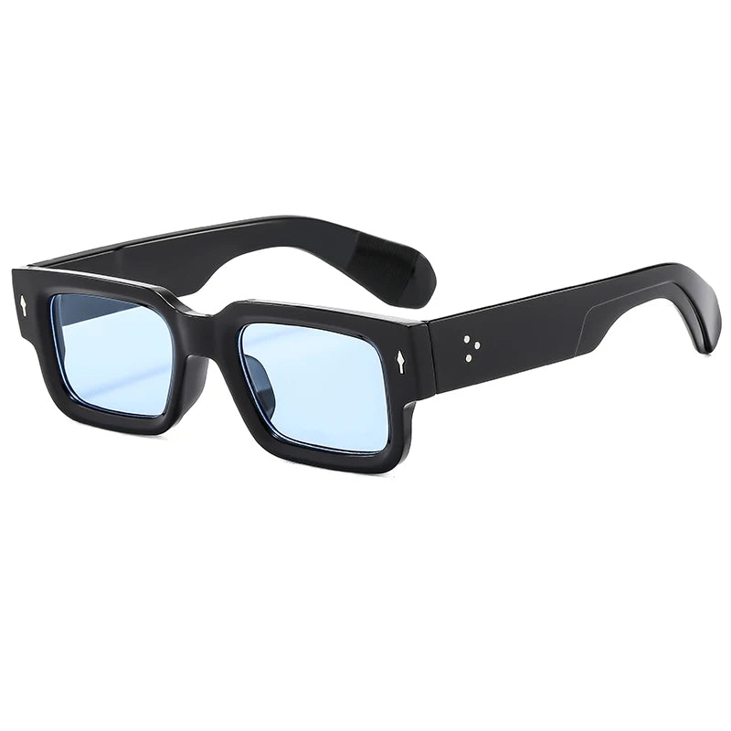 New Men's Personality Minimalist Style Sunglasses Fashion Cool Retro Rectangle Glasses Oculos De Sol Femino