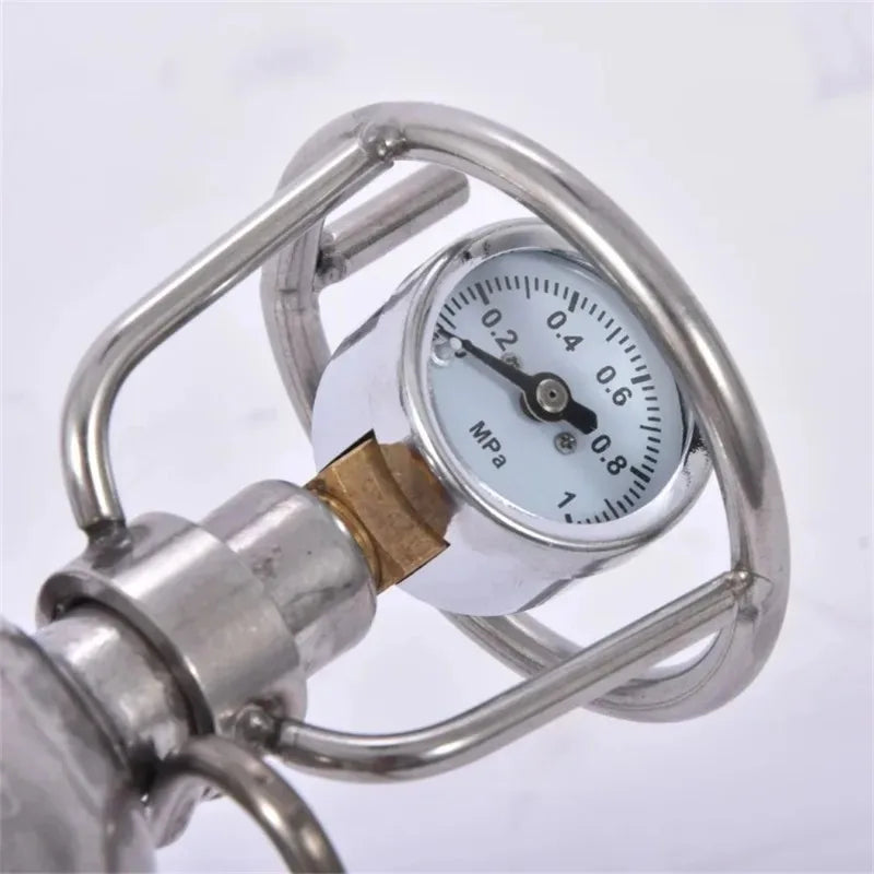 300ml  Stainless Steel Hand Popcorn Machine Old-fashioned Small Hand-cranked Popcorn Machine