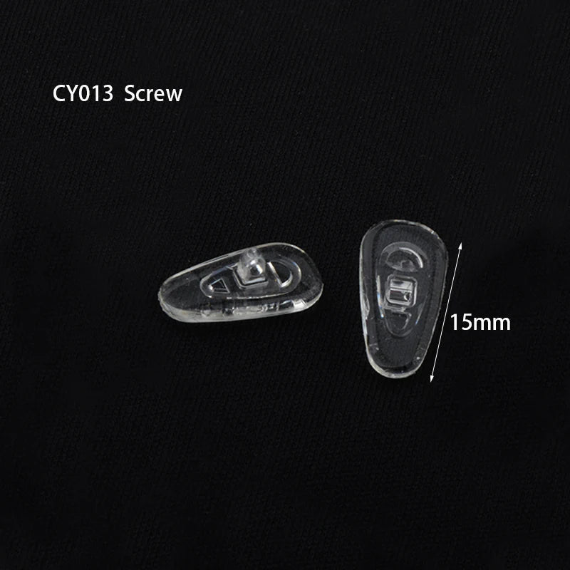 2000pcs Wholesale Eyeglasses Glasses Silicone nose pads various types & sizes eyewear nose pad part oval round