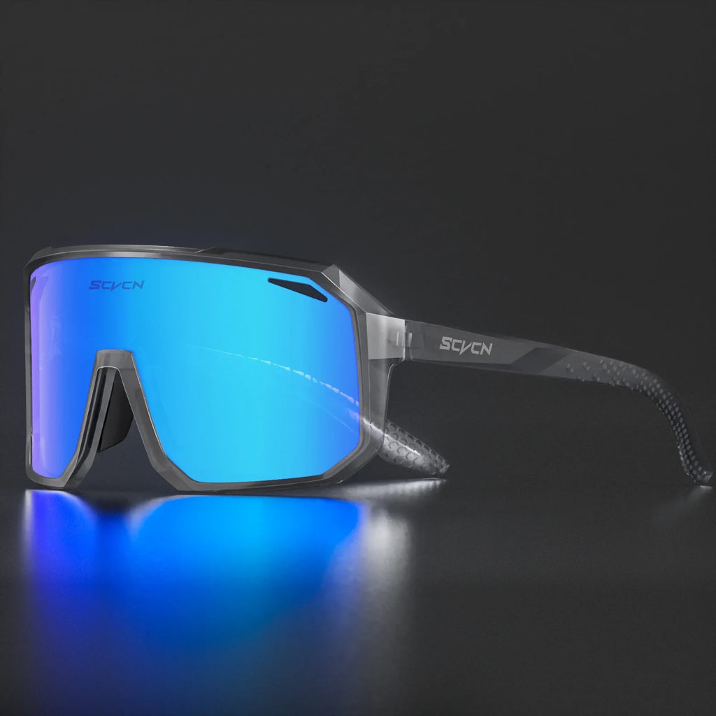 SCVCN New Cycling Sunglasses Men Road Driving Bike Glasses Outdoor Sports Mountain Climbing Women Bicycle Cycling UV400 Goggles
