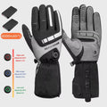 ROCKBROS Heated Skiing Gloves Men Women Winter Motocycle Screen Touch Waterproof Rechargeable 4000mAh Battery Heated Gloves