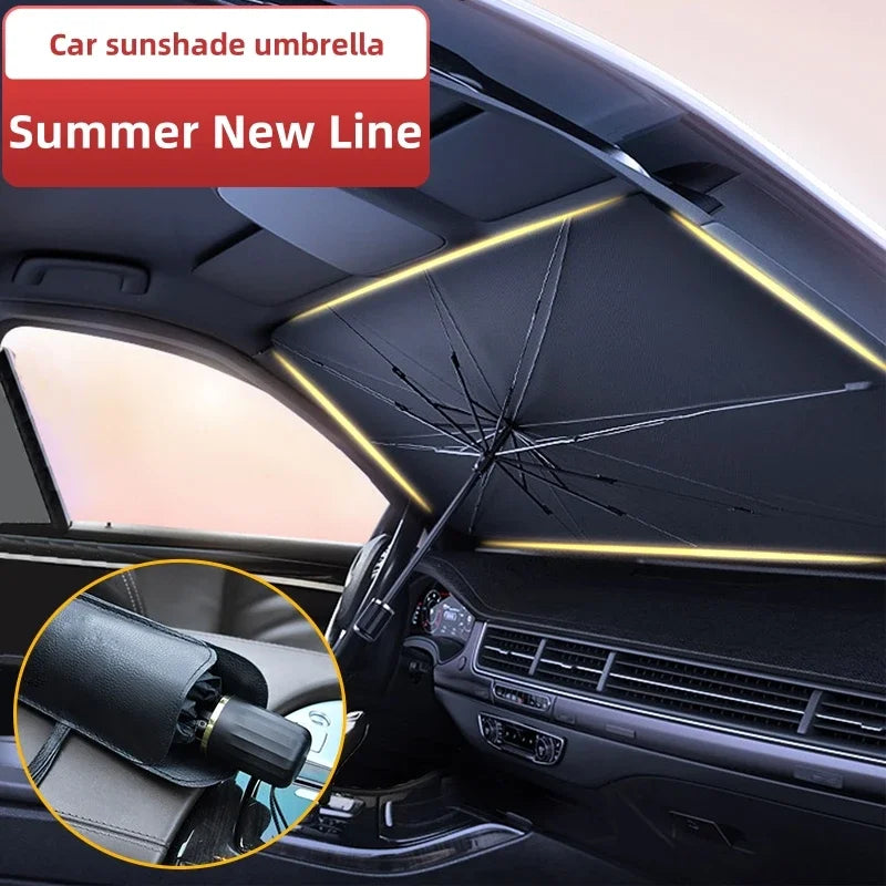 Car Sunshade Umbrella Car Sun Shade Protector Parasol Summer Sun Interior Windshield Protection Accessories For Auto Shading New