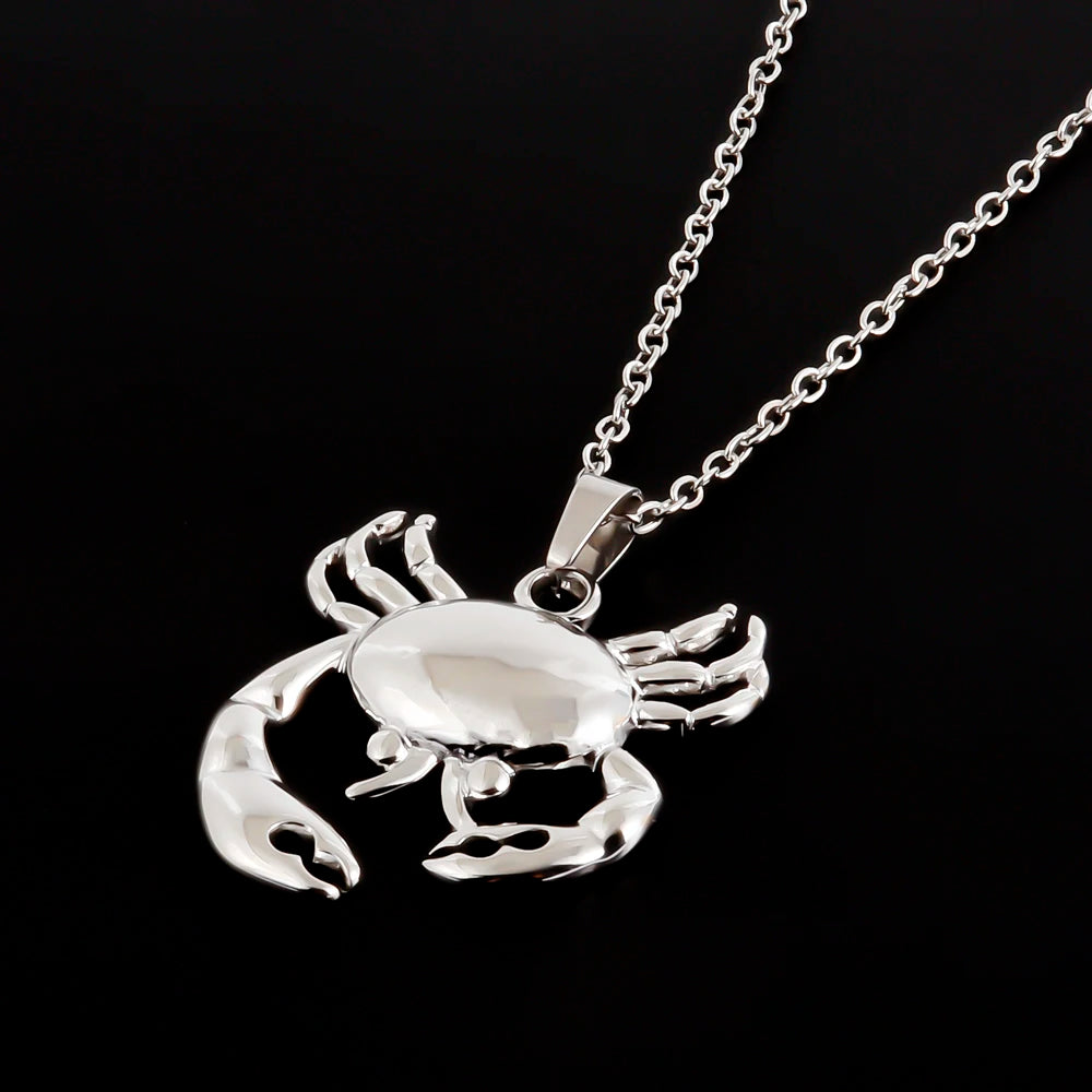 1Pc Stainless Steel Summer Sea Animal Aesthetic Women Grunge Necklaces Cute Ocean Hippocampus Seahorse Pendant Collares Jewelry