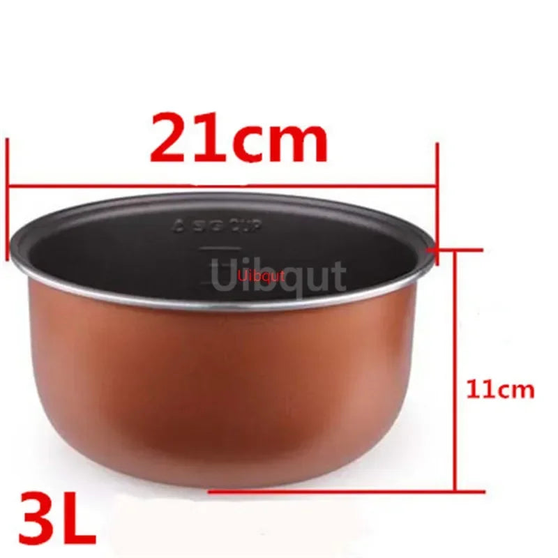 304 stainless steel rice cooker inner container Non stick Cooking Pot Replacement Accessories kitchen food Rice Cooker liner
