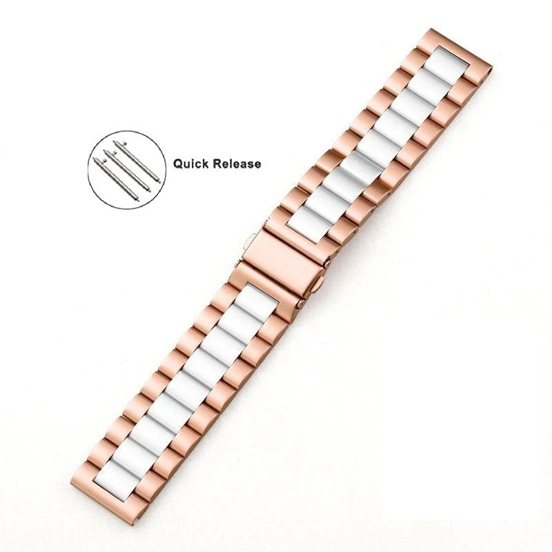 22mm Stainless Steel Strap for Xiaomi Redmi 3 Active Metal Replacement Bracelet for Redmi Watch 3 Active Watch Band Accessories