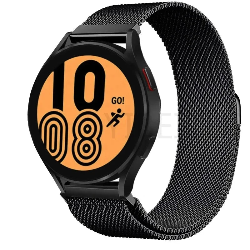 Milanese Loop band For Samsung Galaxy watch 6 5 4 classic Metal strap 20mm 22mm bracelet huawei gt/Amazfit GTS 4/GTR 2e/Bip 3-5