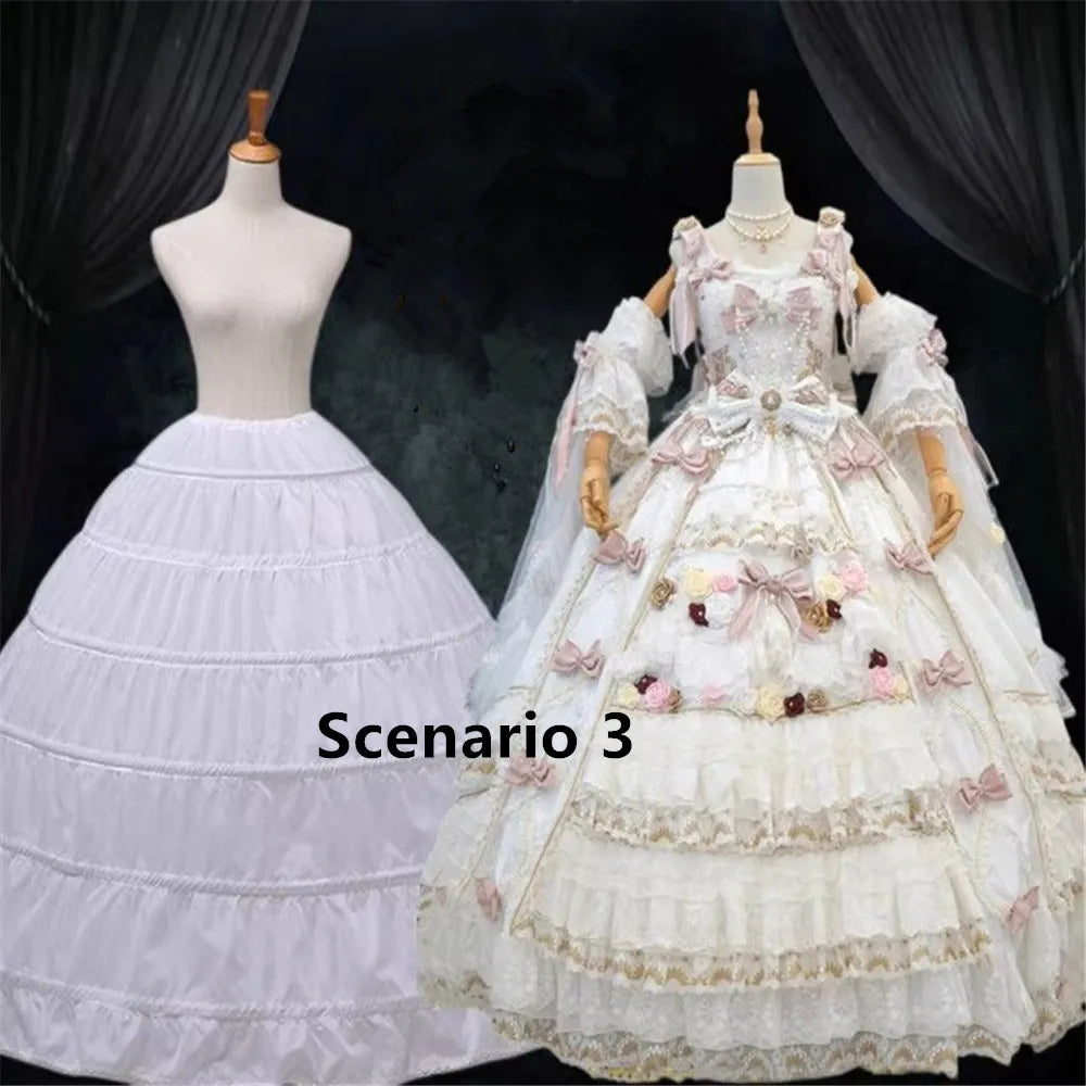 Petticoat Crinoline Slips Hoop Skirt Vintage Underskirt For Gown Dress Many Styles for Bridal Wedding
