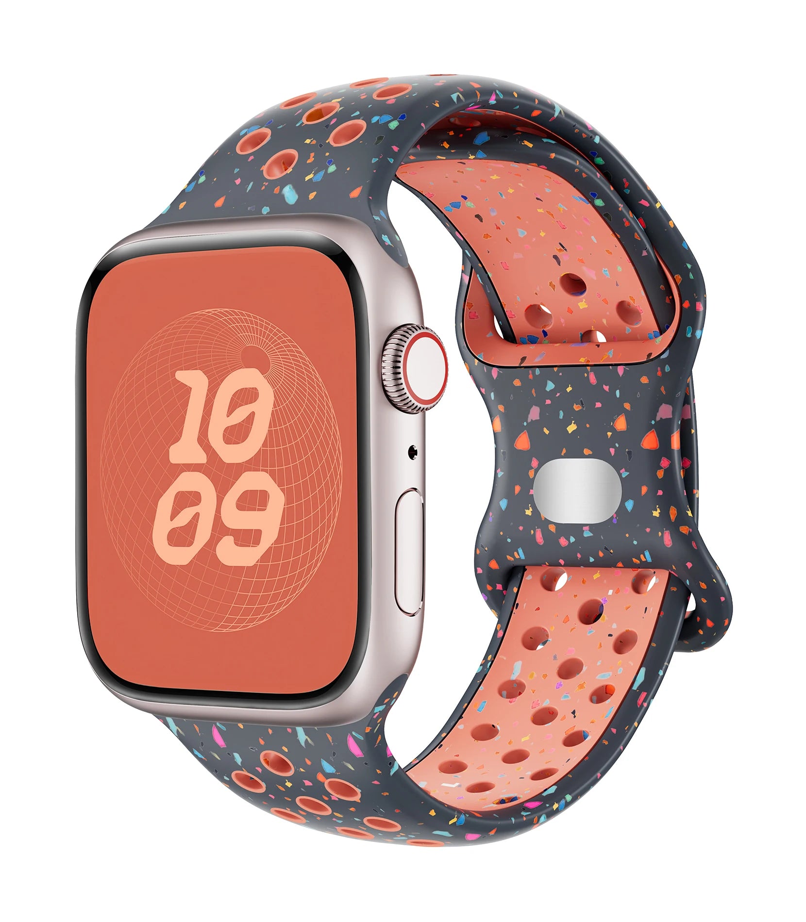 Silicone Strap for Apple watch band 40mm 41mm 45mm 44mm 46mm 49mm 42mm Breathable bracelet iwatch Series 11 10 9 8 SE 3 Ultra 2