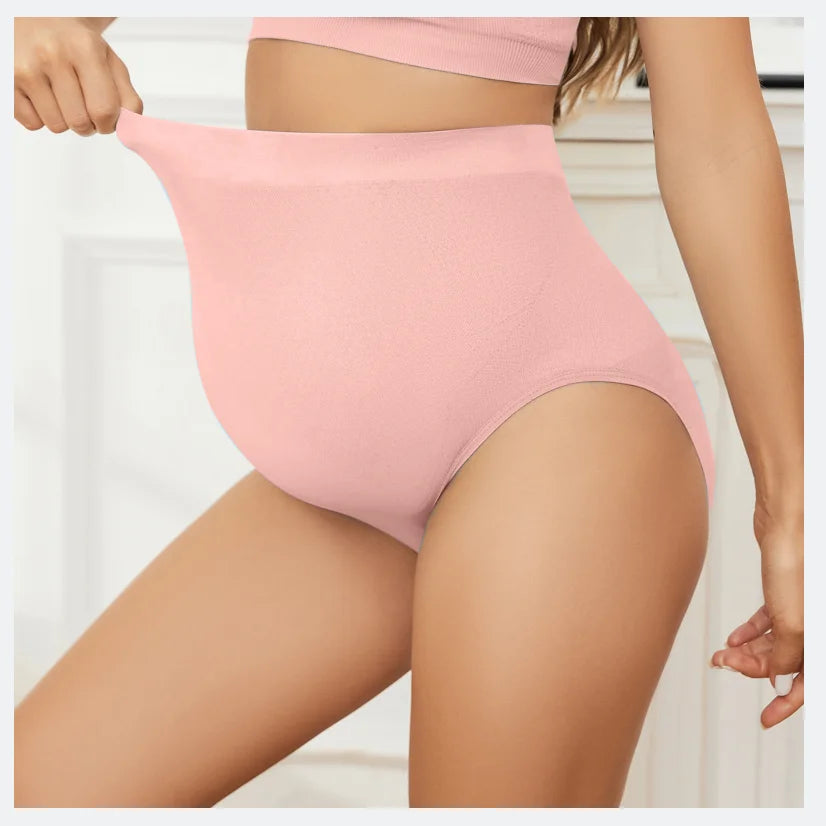 Pregnant Women'S Underwear With A Seamless High Waisted Design  Comfortable And Breathable During Pregnancy