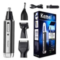 Kemei Rechargeable Electric all in One Hair Trimmer for Men Grooming Kit Beard Trimer Facial Eyebrow Trimmer Nose Ear Shaver
