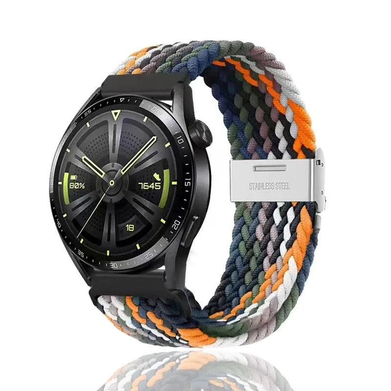 18/20/22mm Quick Release Braided Loop for Garmin Venu/Sq/Sq 2/ Venu 2 Plus/Venu 3S/Forerunner945/Approach S62/Fenix6 Watch