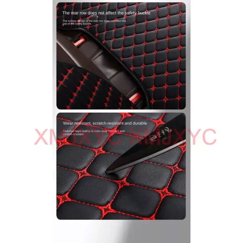 Pu Leather Car Seat Cover Cushion for HYUNDAI Tucson Santa FE I30 I40 Veloster Genesis Venue Terracan Ioniq Interior Accessories