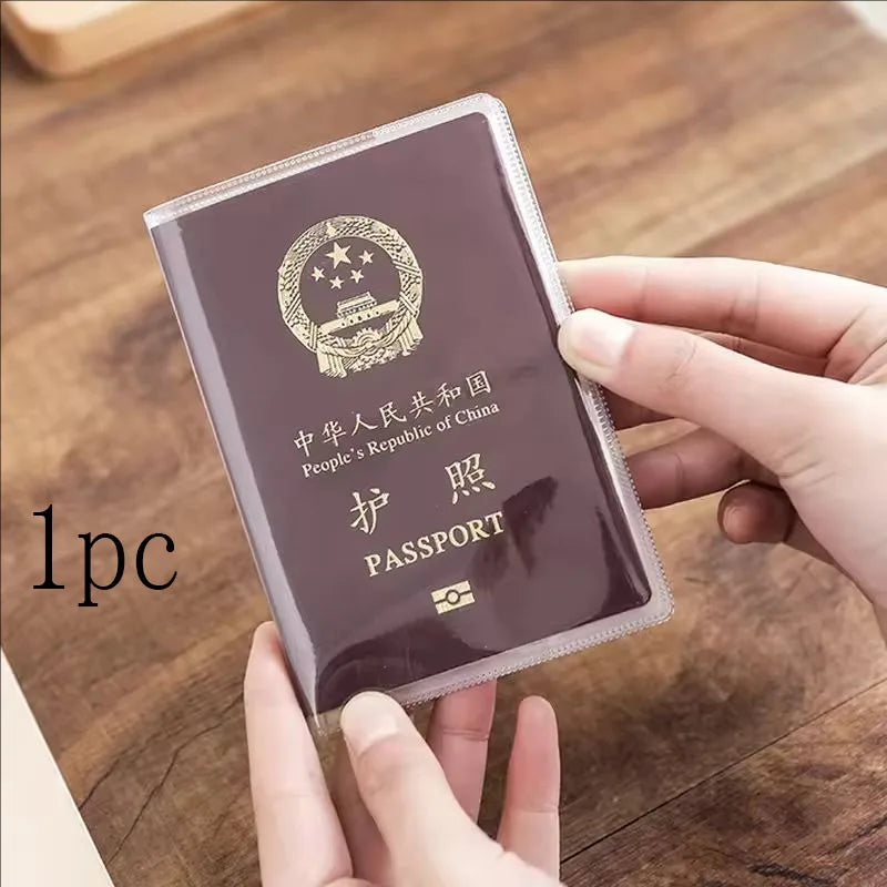 New Passport Protective Cover Waterproof Cover ID Card Holder Universal Business Credit Card Protective Cover Storage Wallet