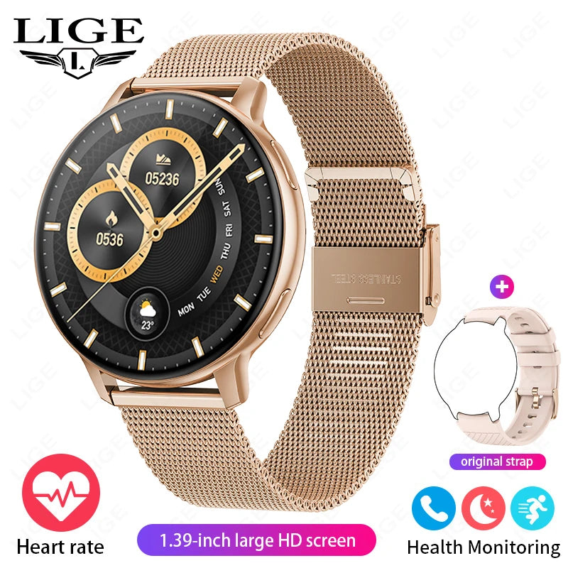 FOXBOX Smart watch Health Monitoring Sport Fitness Tracker Bluetooth Call Waterproof Men Women Luxury Smartwatch For IOS Android