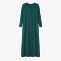 AS SS26 summer loose style button dress comfortable ribbing fabric dress o-neck lady clothes