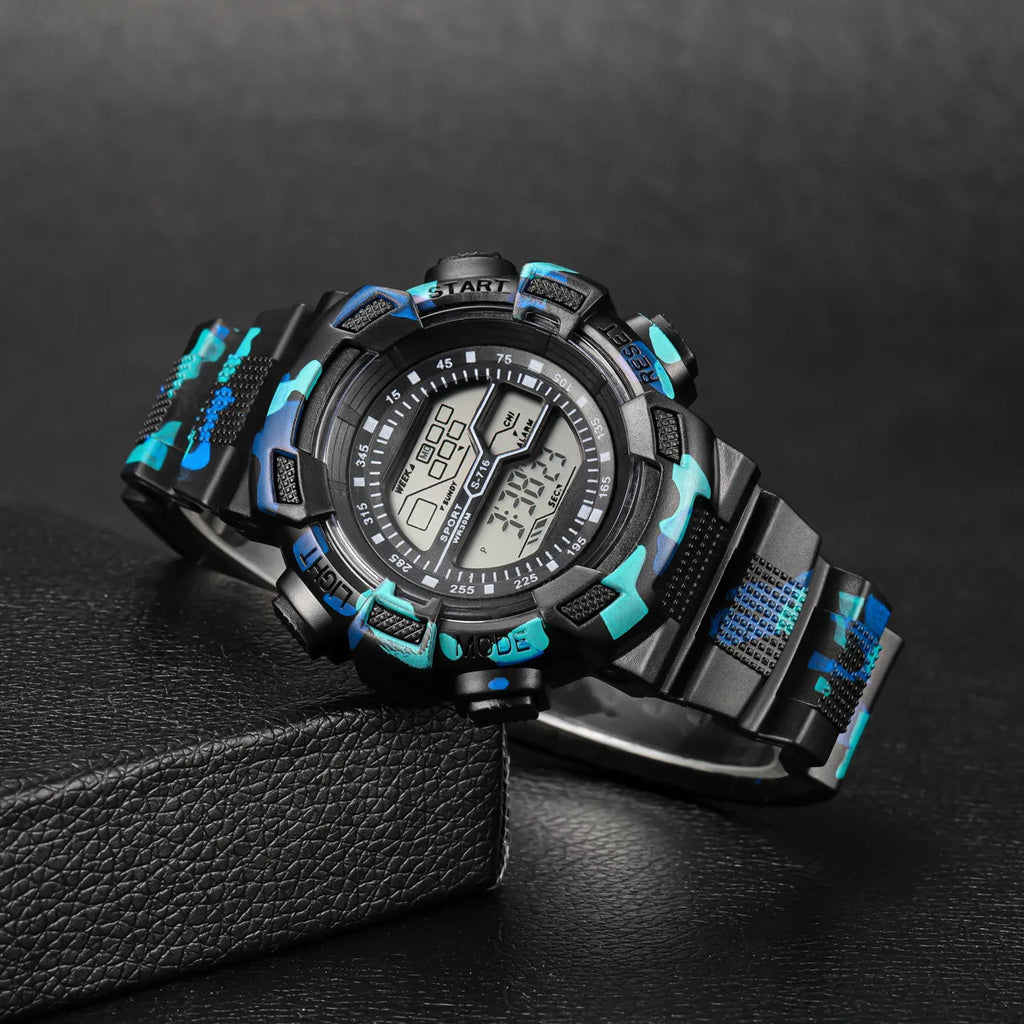 Outdoor Sport Men Watch Multifunction Large Screen LED Electronic Waterproof Luminous Military Digital Wristwatches Reloj Hombre