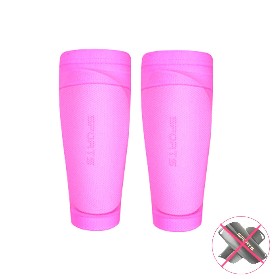 Loogdeel 1 Pair Shin Guard Sleeves Soccer Youth Calf Support Men Kids Football Leg Sleeves Adult Sports Compression Sleeves