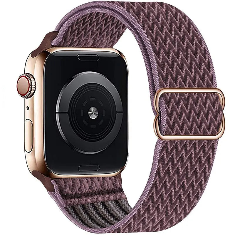 Scrunchie Strap for Apple watch Ultra 49mm band 45mm 44/46mm 41mm Adjustable Nylon Loop bracelet iWatch serie se 6 7 8 9 10 11