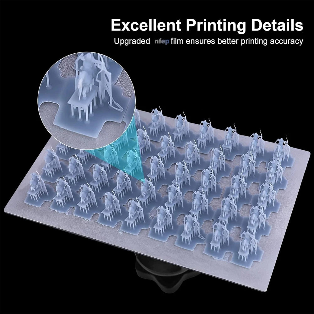 5Pcs PFA Film 13 Inch 390x263x0.127mm NFEP Film For ANYCUBIC Photon M3 Max / M7 Max ELEGOO Jupiter / SE Jupiter 3D Printer Parts
