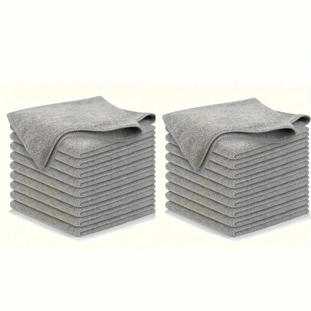 Thickened Ultra-Fine Fiber Cleaning Cloth, Without Lint, a Useful Absorbent Car Window Cleaning Towel