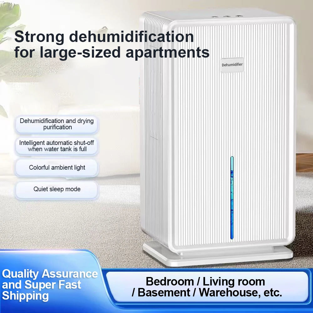 HOMEFISH Electric Air Dehumidifier Compressor For Bathroom Basement Air Dryer For Indoor Moisture Absorber Machine EU/US