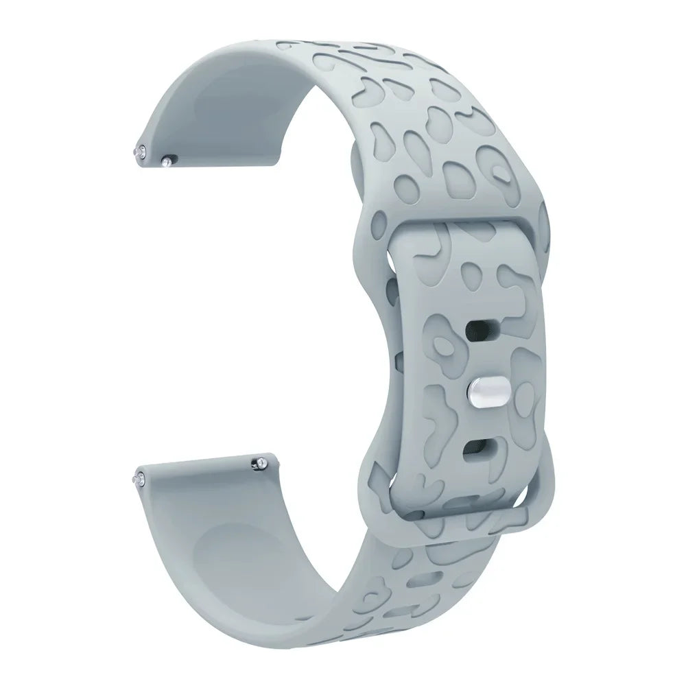 18mm 20mm 22mm Leopard Bracelet for Garmin Venu 3S Band Venu 2S Correa Active 5 Bands Garmin Forerunner 265 Band 265S 255S 255