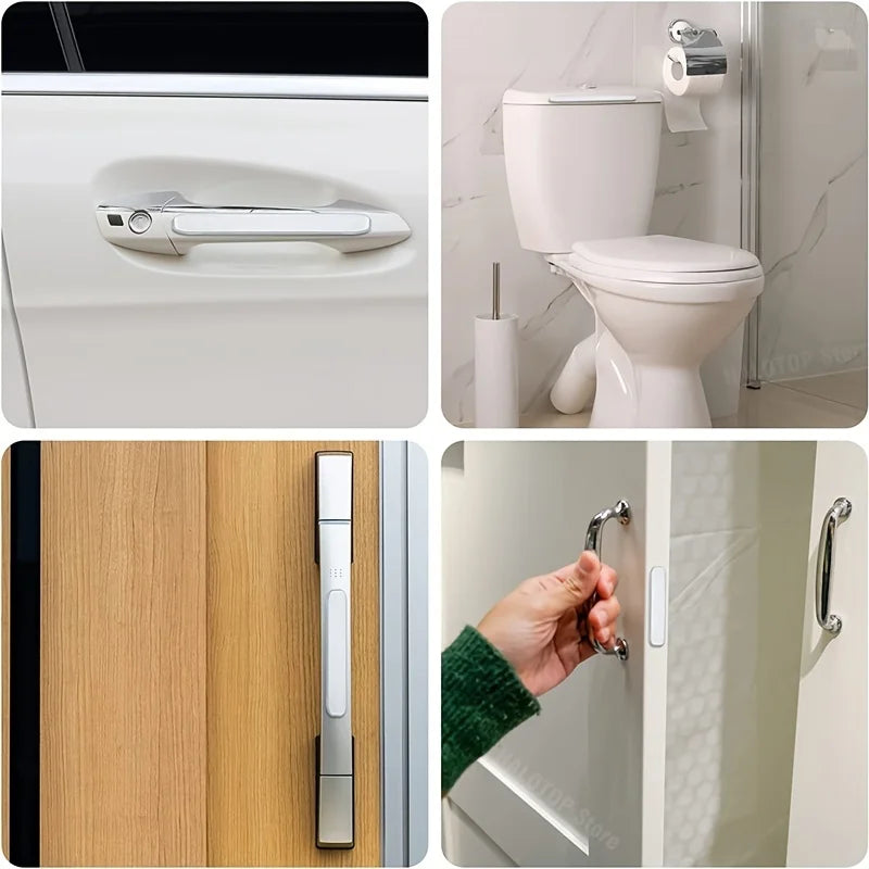 100PCS Self Adhesive Silicone Clear Bumpers Wall Protector Furniture Refrigerator Door Cabinet Glass mute Buffer Anti-crash Pad