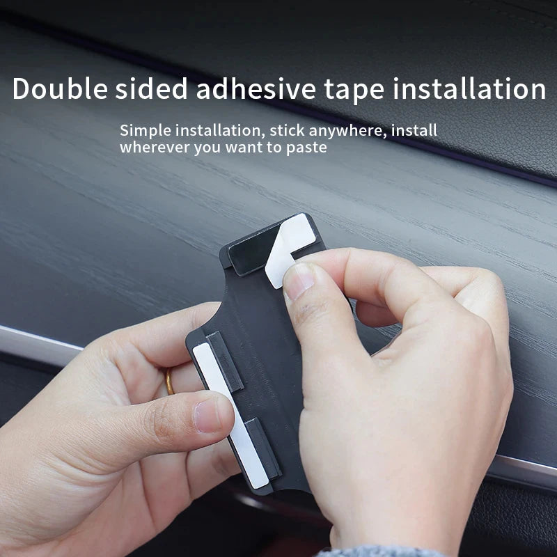 Newest Car Mounted Card Holder Voucher Storage Box Car Refueling High-Speed Card Slot Card Holder Creative Utensils Auto Storage